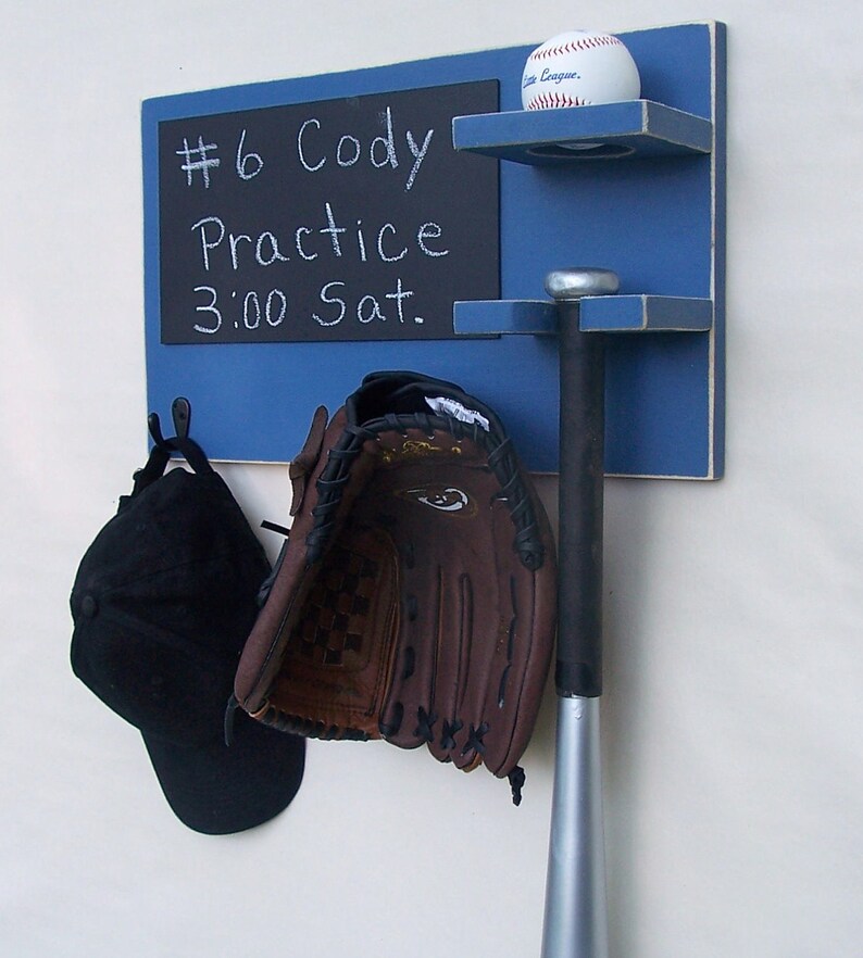 Baseball Softball Ball Bat Hat Glove Holder Organizer With Etsy