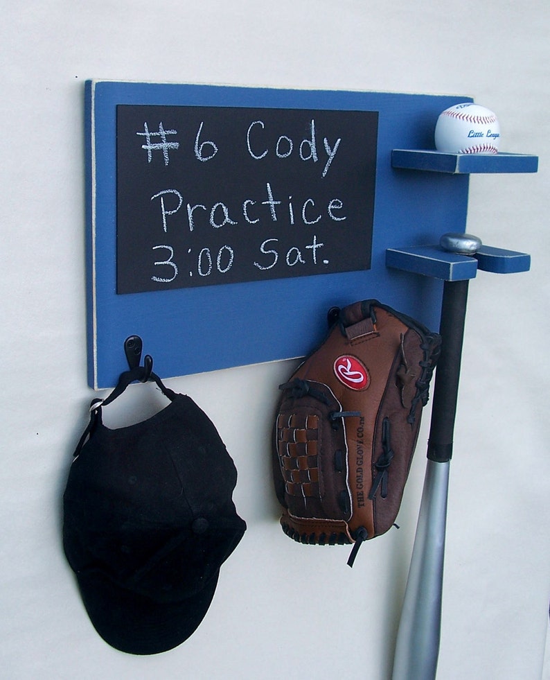Baseball Softball Ball Bat Hat Glove Holder Organizer With Etsy