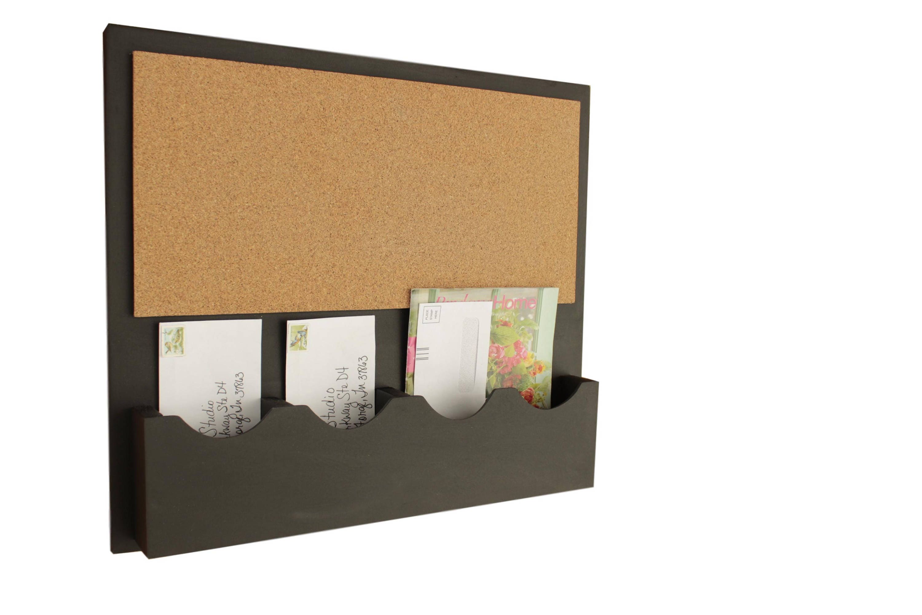 Cork Bulletin Board Cork Board Mail Organizer Cork Board Etsy
