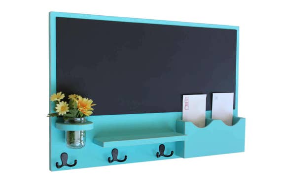 Cucina Posta Lettere per Ingresso mDesign Organizzatore Chiavi da Parete Bianco