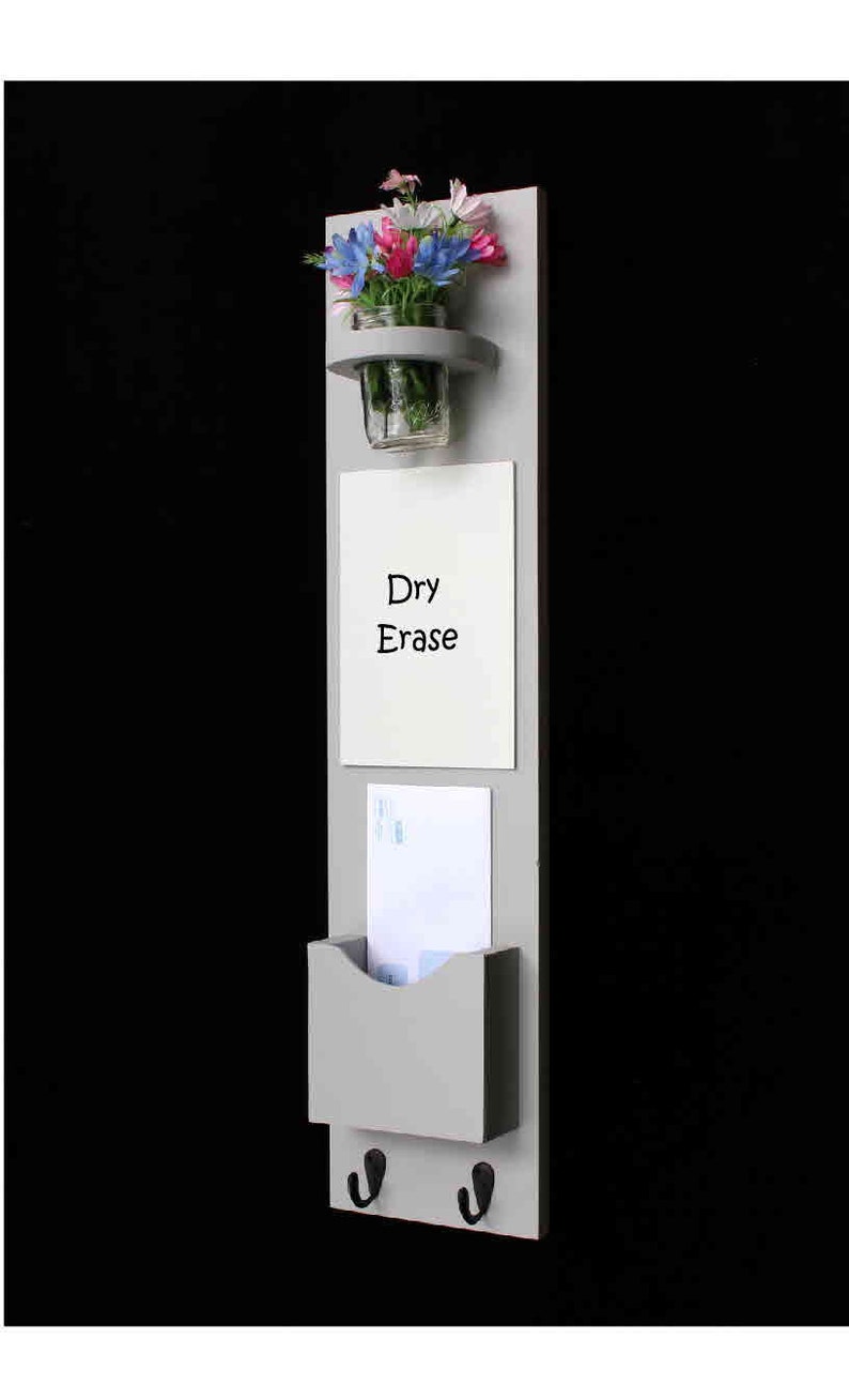 Mail Organizer Mail Holder Letter Holder Mail and Key Etsy