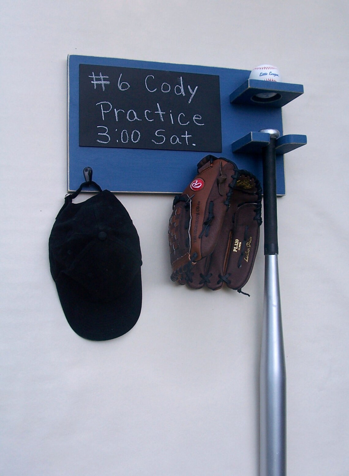 Baseball Softball Ball Bat Hat Glove Holder Organizer With Etsy