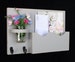 Mail Organizer - Mail Holder - Letter Holder - Mail and Key Holder - Mail Sorter -Key Hooks - Mason Jar Vase 