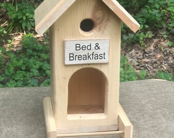 Bird House Bird Feeder Combo, Bed and Breakfast