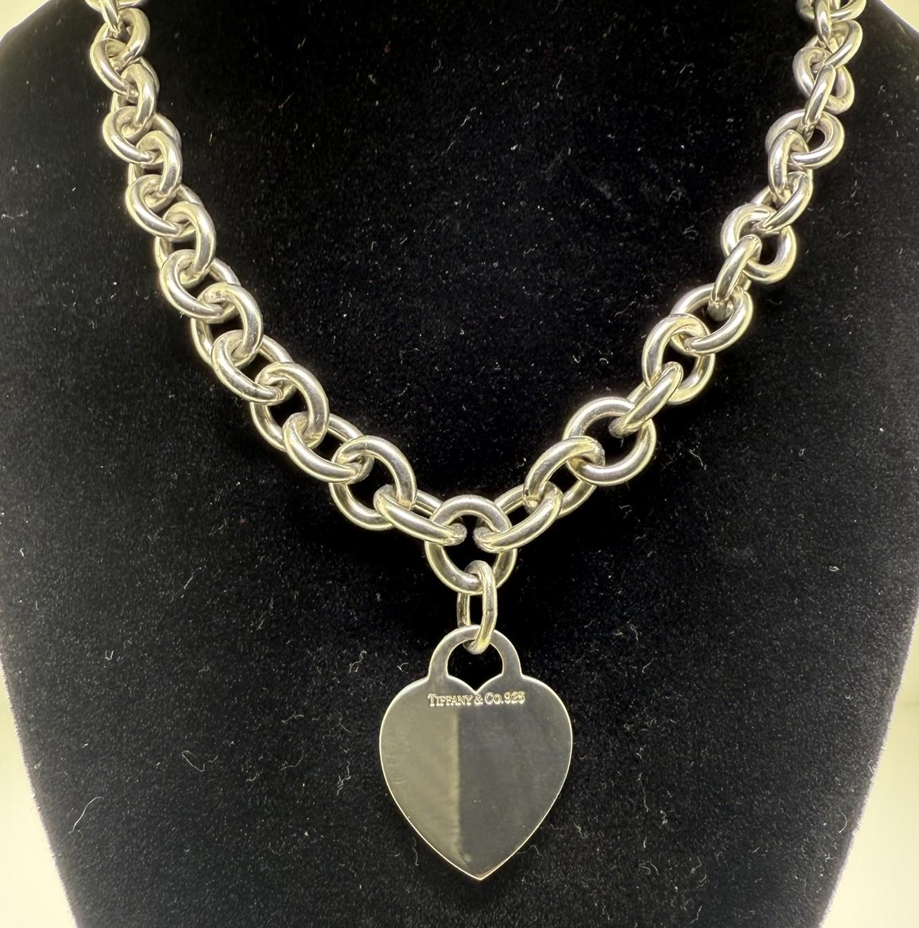 Vintage Tiffanys Chain Link Necklace - Etsy