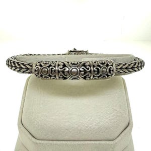 Heavy Vintage Sterling Silver Link Bracelet 925 42.8g John Hardy Style