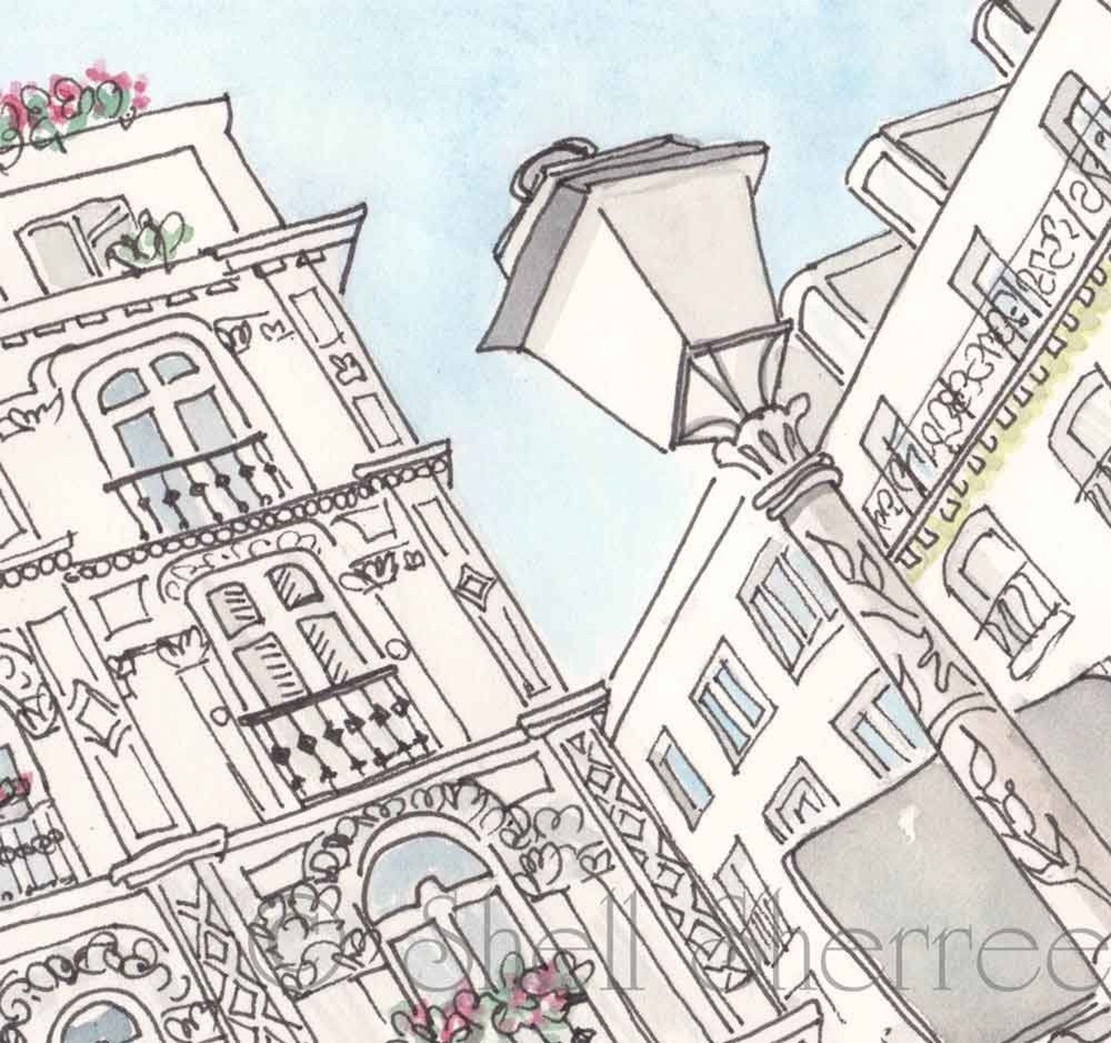 Paris Street Scene Art Print: Rue Victor Masse Giclée - Etsy