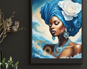 Cancer Zodiac Wall Art Print, Cancer Decor, Zodiac Prints, Astrology, Cancer Woman, 16x20"