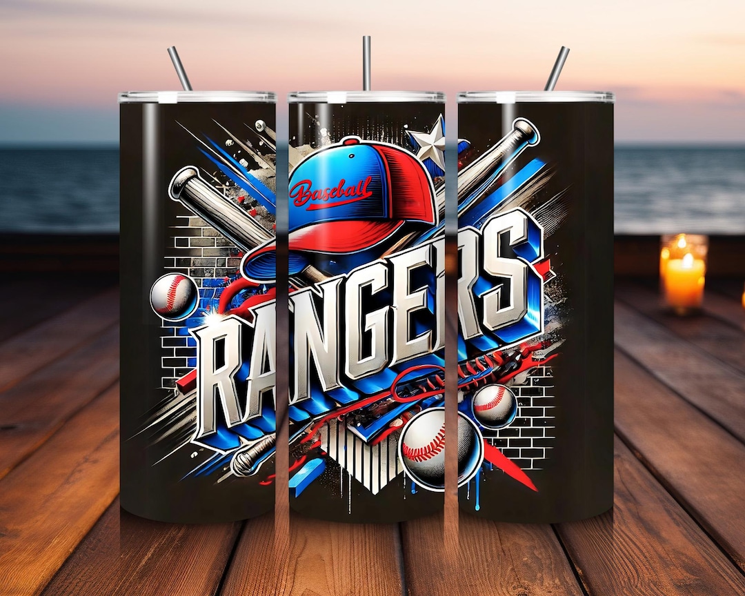 Perfect Draft Wraps Rangers RANGERS Png, Sublimation Wrap for 20oz Tumbler , Baseball PNG and JPG ...