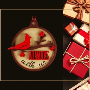 Cardinal Memorial ornaments