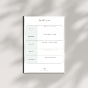 SMART Goal Worksheet