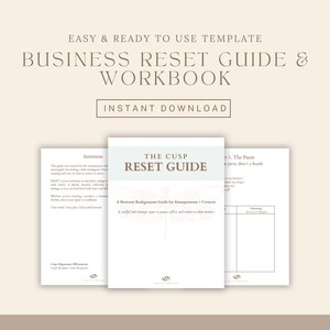 Business Reset Guide & Workbook