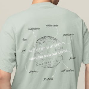 Comfort Colors Christian T-Shirt: Fruits of the Spirit Scripture Tee