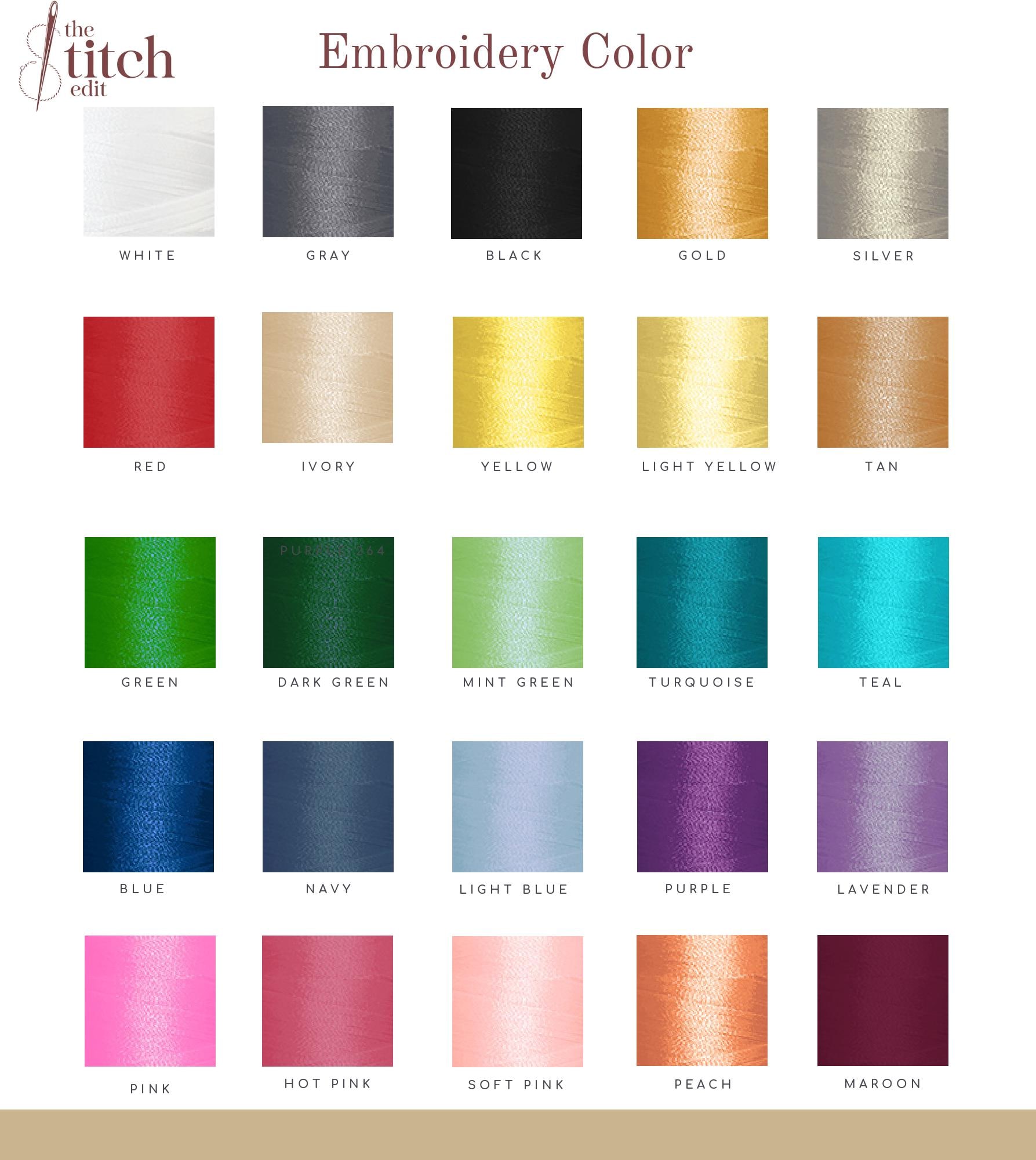 Personalized Velvet Ribbon Bow With Name Embroidery - 13 Colors ...