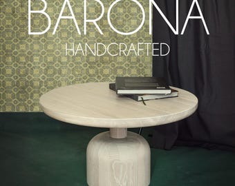 Round coffee table, wooden coffee table, modern coffee table, coffee table, ash coffee table, Scandinavian coffee table