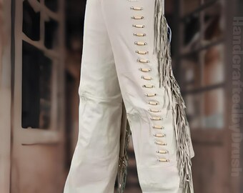 Pantalon cuir amérindien - France Pantalon cuir amérindien - France