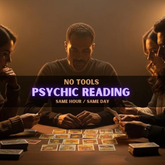 Psychic no tools Reading, Personalized Future Predictions, Tarot, Brutal, Blind, soulmate