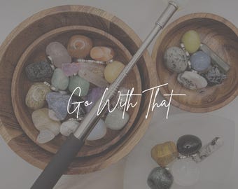 Go With That: Brainspotting Pointer Toppers, Crystals and Gemstones, Magnetic Topper