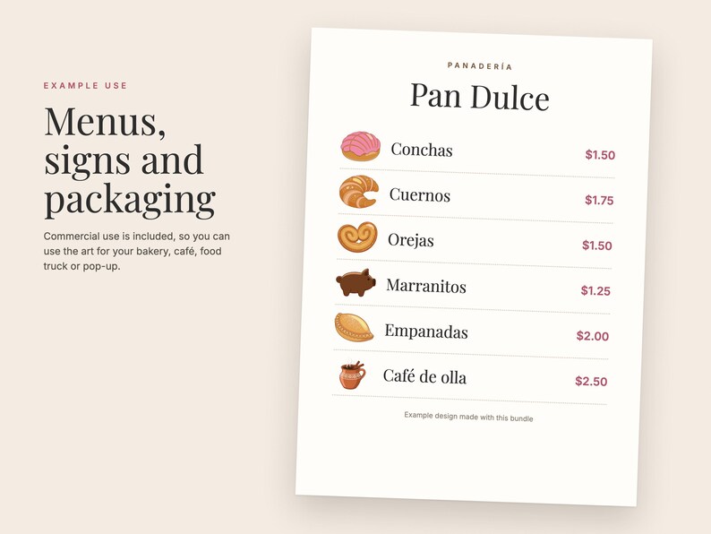 Pan Dulce Clip Art Bundle, 25 SVG & PNG image 7