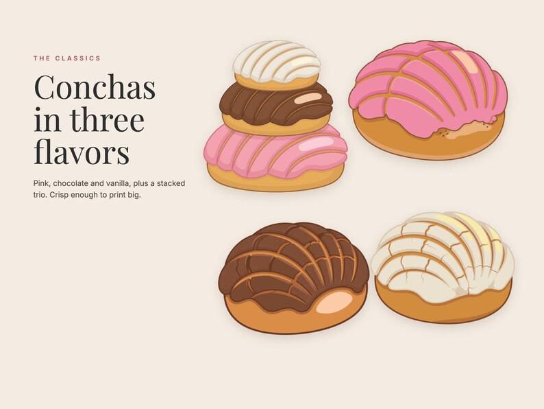Pan Dulce Clip Art Bundle, 25 SVG & PNG image 4