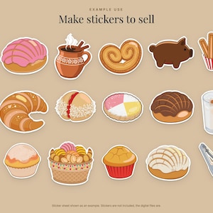 Pan Dulce Clip Art Bundle, 25 SVG & PNG image 6