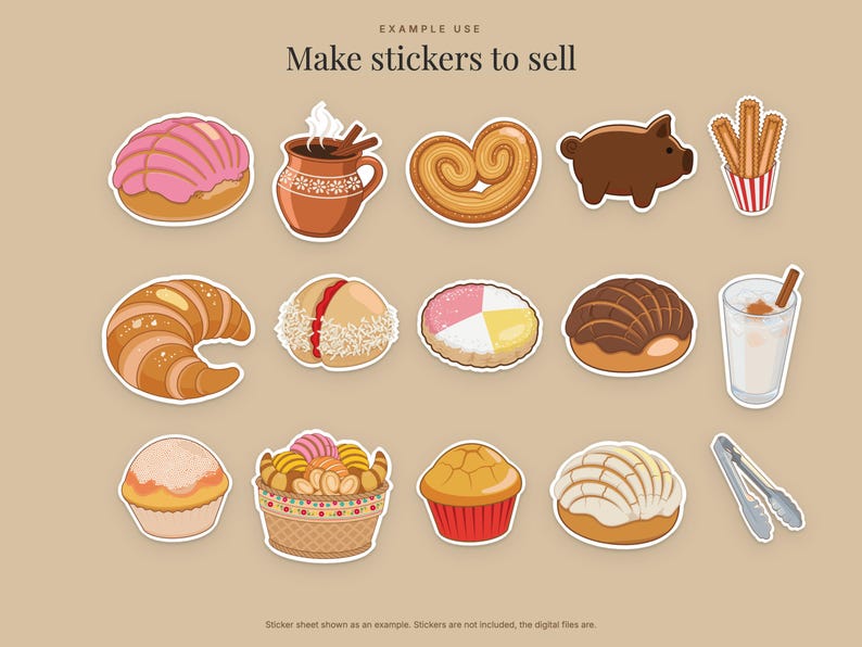 Pan Dulce Clip Art Bundle, 25 SVG & PNG image 6