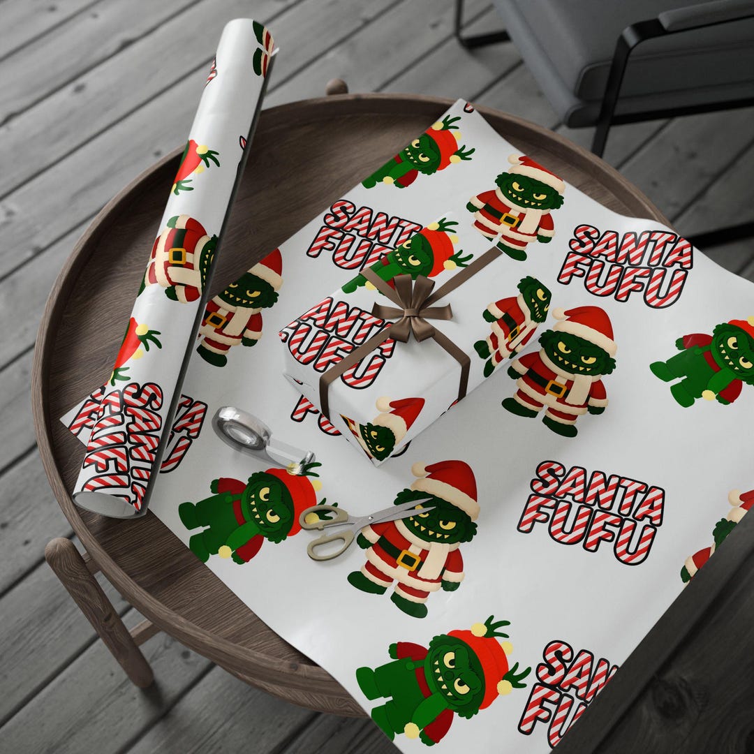 Labubu Wrapping Labubu Style Wrapping Paper Roll, Unique Gift Wrap for Holidays ...
