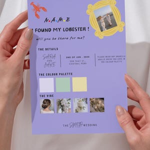 de proposition de demoiselle d'honneur sur le thème des amis de Zazzle.be Liste d'envies Vous avez des idées ? Demoiselle d'honneur et proposition de mariage | Modèle de mariage sitcom des années 90 | Carte numérique modifiable | CANVA