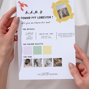 de proposition de demoiselle d'honneur sur le thème des amis de Zazzle.be Liste d'envies Vous avez des idées ? Demoiselle d'honneur et proposition de mariage | Modèle de mariage sitcom des années 90 | Carte numérique modifiable | CANVA