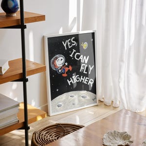 Snoopy Moon Poster: Snoopy’s Cosmic Adventure