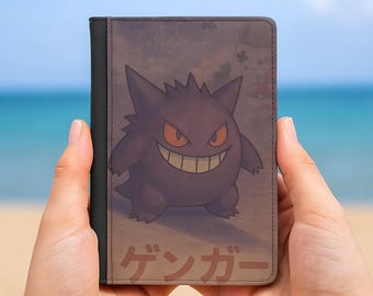 Cute Gengar Pokemon Passport Holder, Gengar Pokemon, Pokemon, Purple Pokemon, Purple Passport, Gengar Passport