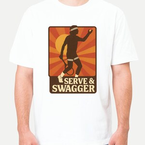 Vintage Tennis T-Shirt, Retro Sports Tee, Athletic Top, Classic Tennis Shirt, Men&#39;s Women&#39;s Unisex Tee