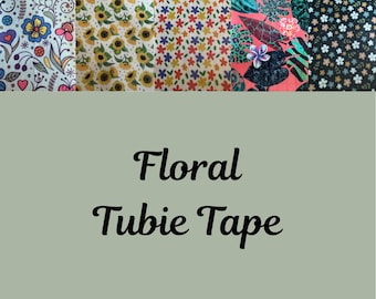 Floral Tubie Tape - Sublimated Hypafix Medical Tape