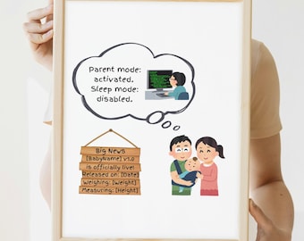 Funny Saying PNG Baby Shower png Card New Born Gift New Parent Gift Custom Digital PNG File Baby Shower Gift Ideas Gift for Him Gift for Her