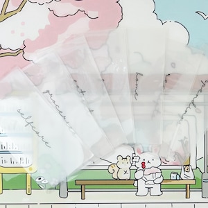 Clear vellum envelopes