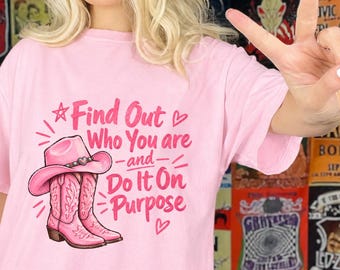 Finde heraus, wer du bist und tu es bewusst – T-Shirt, Dolly Parton