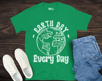Camiseta Dia da Terra para o Dia a Dia, Camiseta Salve o Planeta, Camiseta Ecológica, Camiseta Mudanças Climáticas, Camiseta Feliz Dia da Terra, Presente para Amantes da Natureza