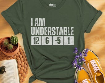 I Am Understable Funny Disc Golf Shirt, Humorous Disc Golf Apparel for Players, disc golfer gift, understable disc, golf apparel, golf fan