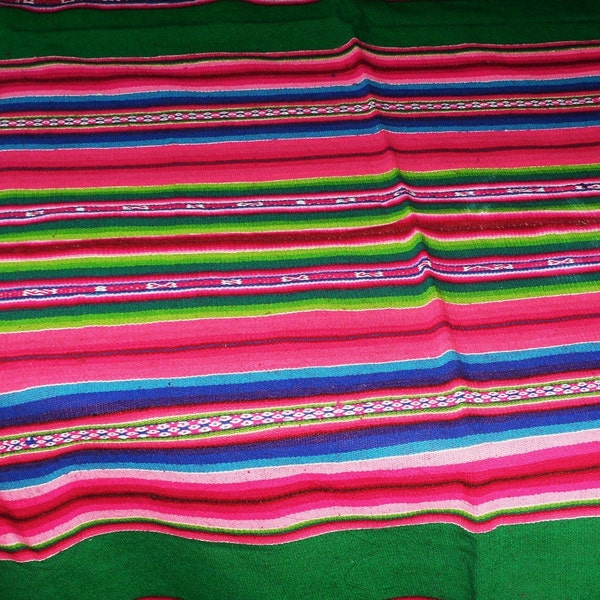 Vintage Guatemalan Loomed  COLOR  Fabric