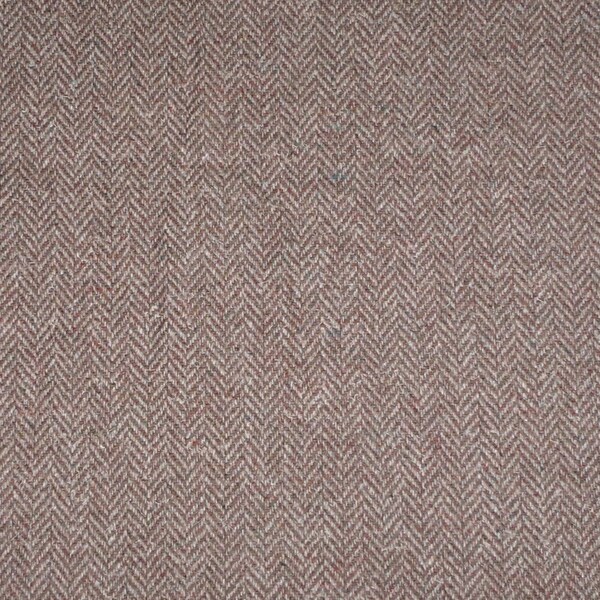 Reserved for Heather Vintage Wool Milk Chocolate Herringbone Yardage 3 and 1/2 Yards