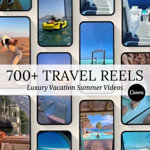 Faceless Travel Reels Travel Videos, Travel Instagram Reels, Vacation Summer Videos, Travel Social Media Content for Travel Agency Instagram