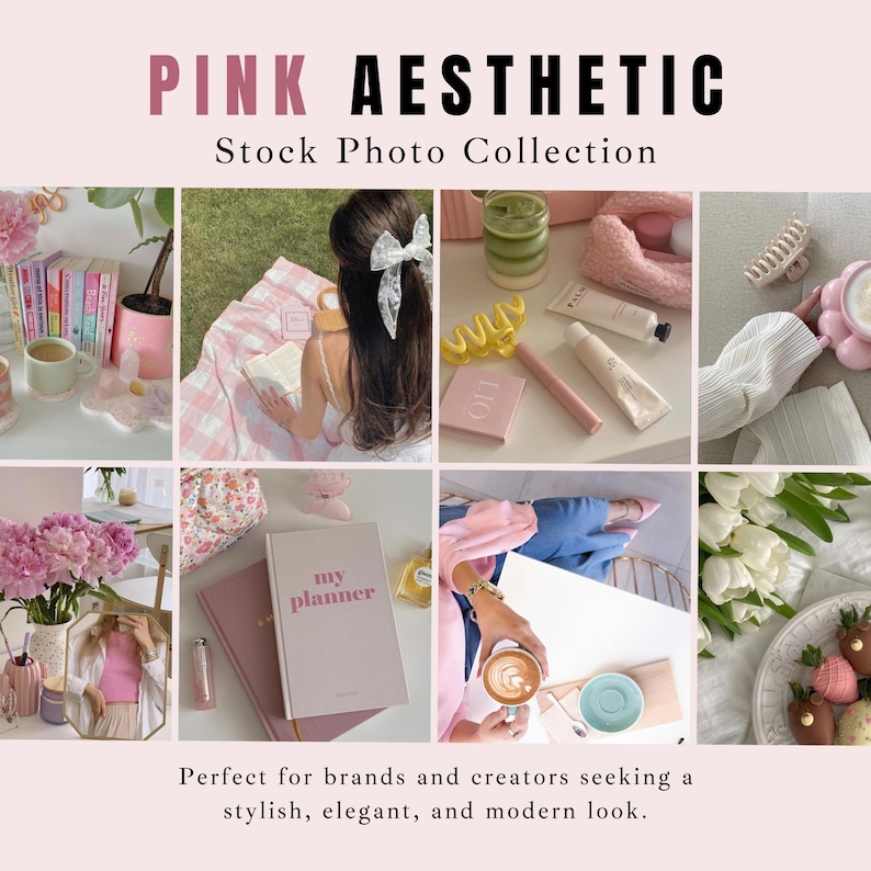 Pink Aesthetic Faceless Stock Photo, Coquette Instagram Pink Aesthetic Photos, Faceless Marketing Photos, Faceless Photos Feminine Brand Kit image 6