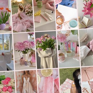 Pink Aesthetic Faceless Stock Photo, Coquette Instagram Pink Aesthetic Photos, Faceless Marketing Photos, Faceless Photos Feminine Brand Kit image 4
