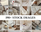 190+ Neutral Stock Images, Girl Boss Aesthetic Content for Social Media Posting, Faceless Marketing Photos, Faceless Instagram Images