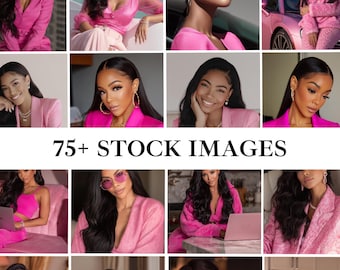 Fotos de mulheres negras com melanina, fotos de mulheres negras sem rosto, fotos estéticas rosa, marketing digital sem rosto, imagens de melanina - modelo afro-americana.