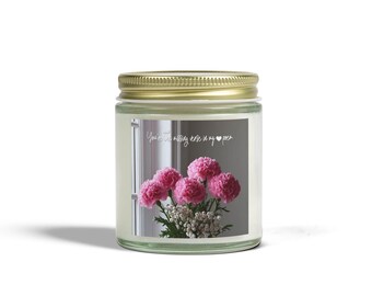 Scented Candle: Eco-Friendly Coconut Apricot Wax, Home Fragrance