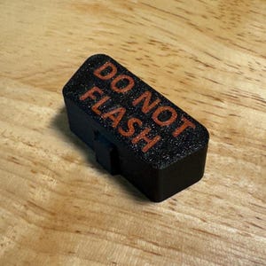 Couvercle de port OBD-II avec avertissement « Ne pas clignoter » pour la protection du PCM du véhicule, accessoires de voiture pour véhicules réglés, sécurité des modules de performance
