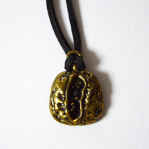 vintage pendant necklace MAX ROBILLARD bohemian a… - image 1