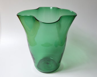 vintage EMPOLI VERDE large vase ITALIAN