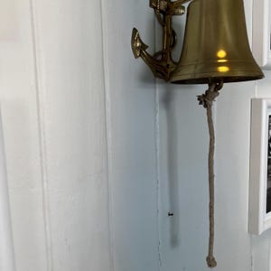 Vintage Brass Anchor Bell